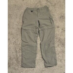 Columbia Women’s Gray Convertible Cargo Hiking Pants Solid M Regular